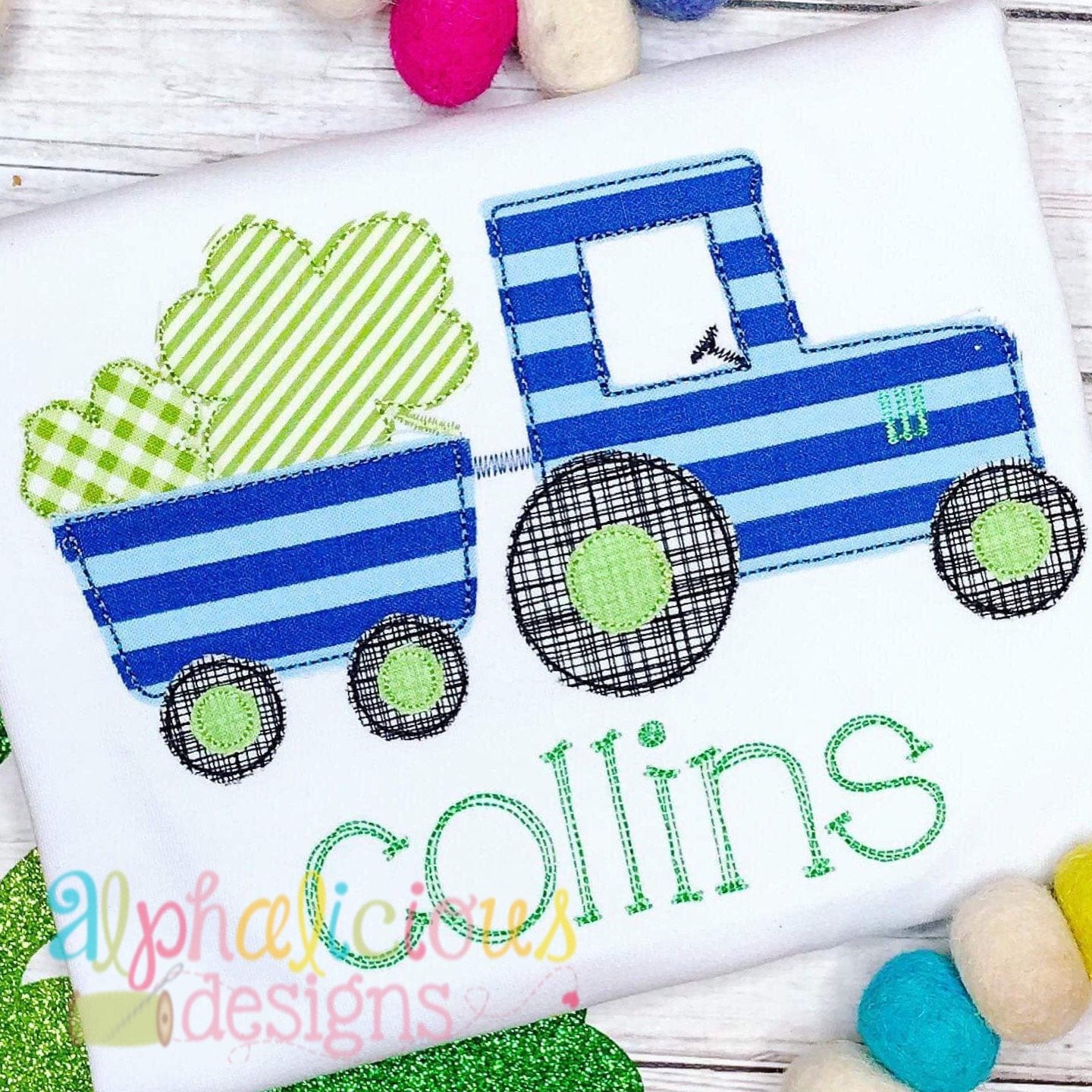 St Patrick's Day Tractor- Triple Bean