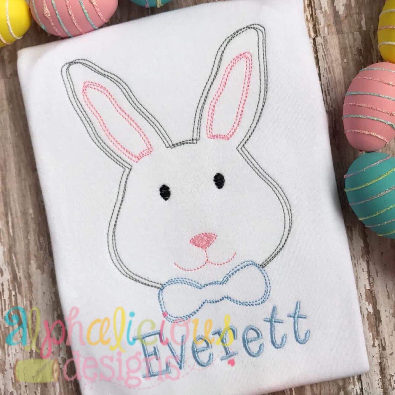 Mr. Bunny- Vintage Scribble