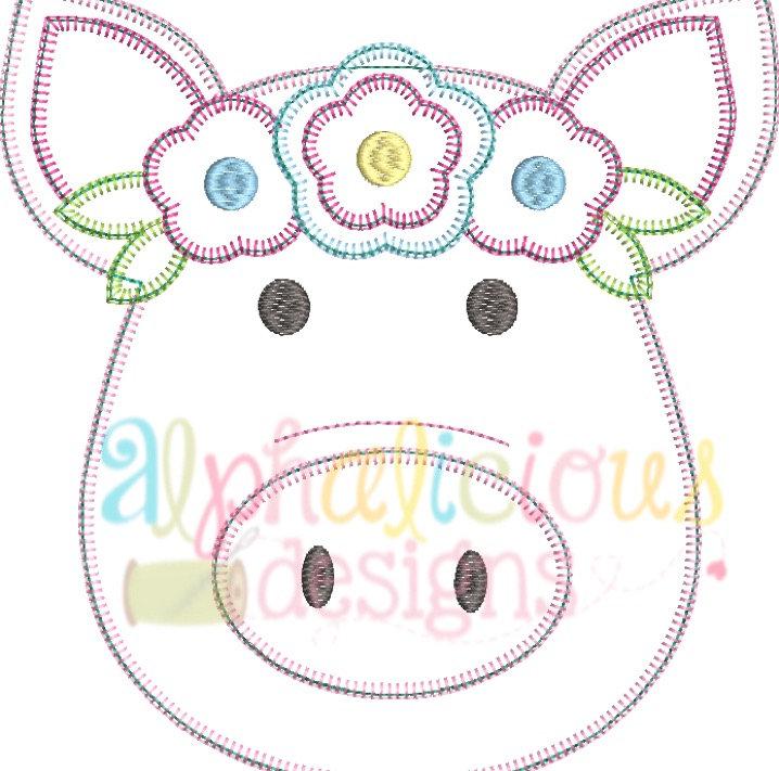 Fancy Pants Floral Pig- Blanket