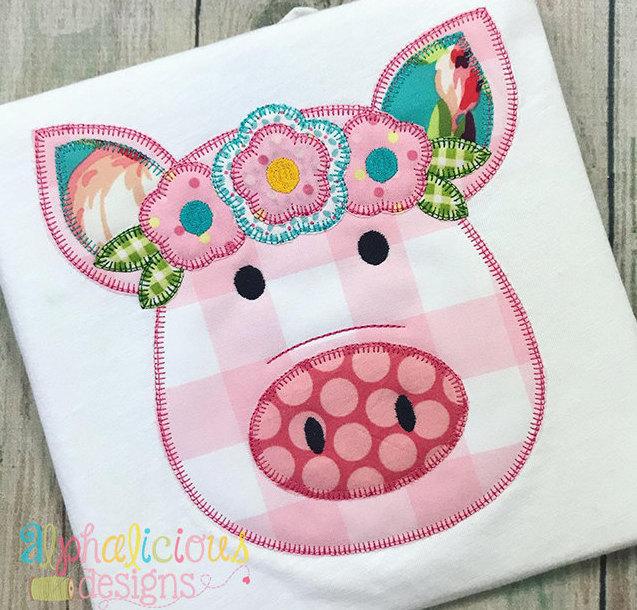 Fancy Pants Floral Pig- Blanket