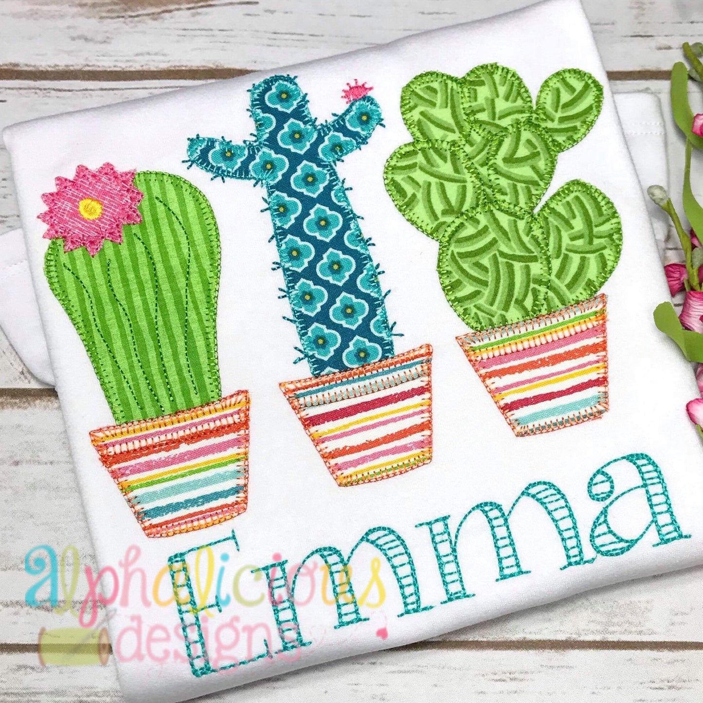 Catcus Three in a Row-Blanket