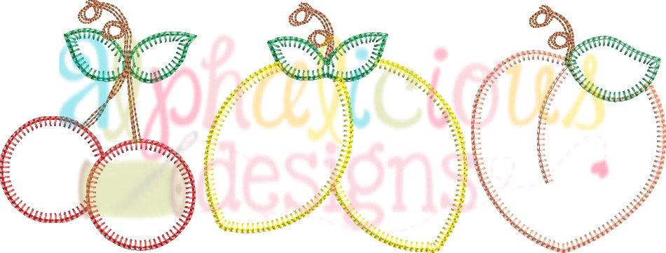Southern Charm Fruit Three in a Row- Blanket