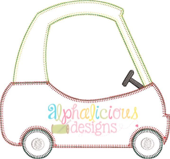 Cozy Car Applique- Blanket