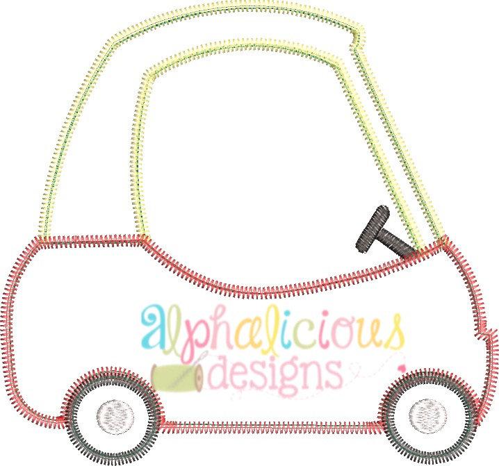 Cozy Car Applique- ZigZag