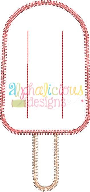 Popsicle Applique - ZigZag