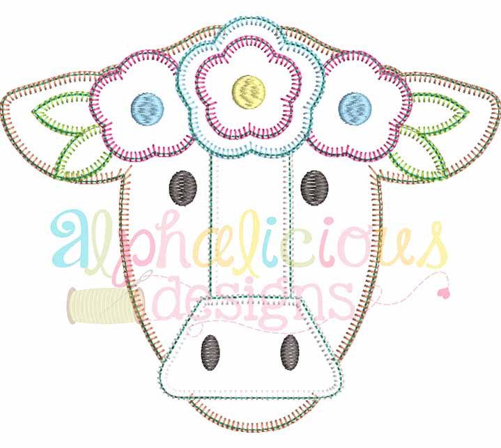 Fancy Pants Floral Cow- Blanket