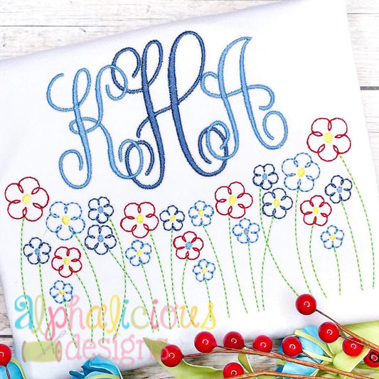 Vintage Wild Flowers- Triple Bean
