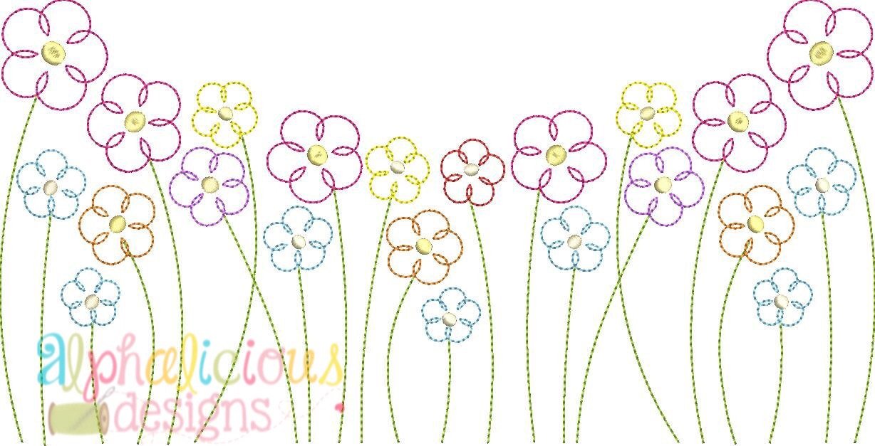 Vintage Wild Flowers- Triple Bean