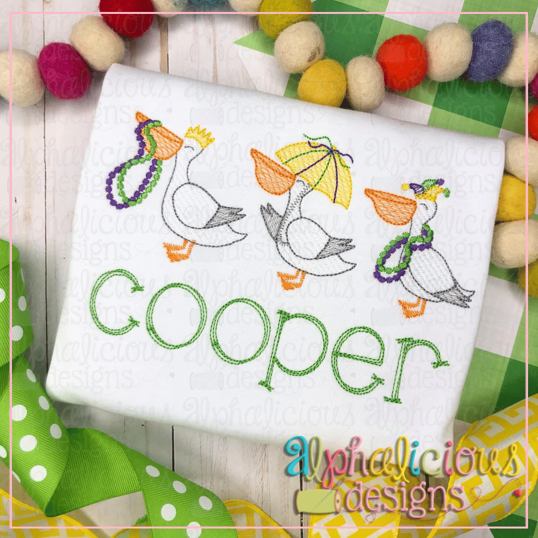 Pelican Parade - Sketch