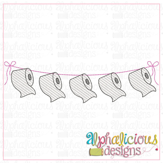 Toilet Paper Bunting-Sketch
