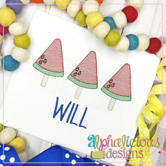 Watermelon on a Stick-Sketch