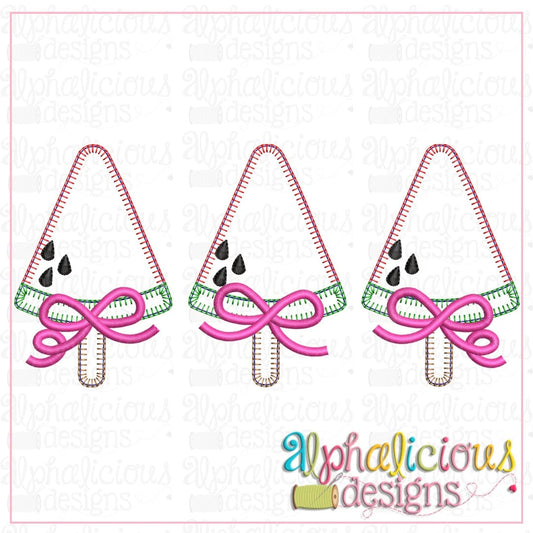 Watermelon on a Stick with Bows-Blanket