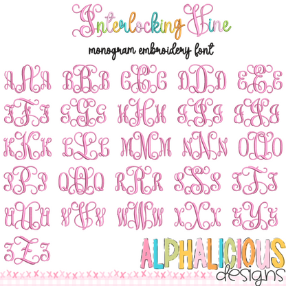 10 for $10 Embroidery Font BUNDLE - All Sizes