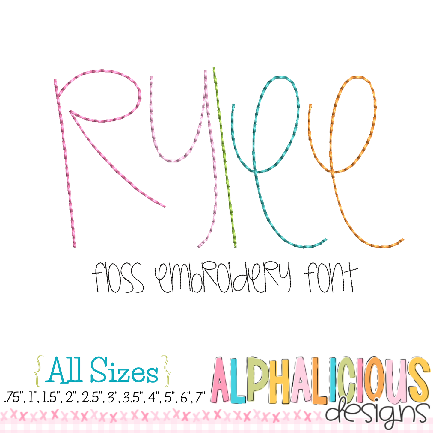 Rylee Floss Emb Font