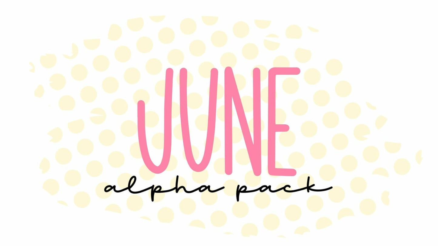 Creative Club Alpha-Pack- June