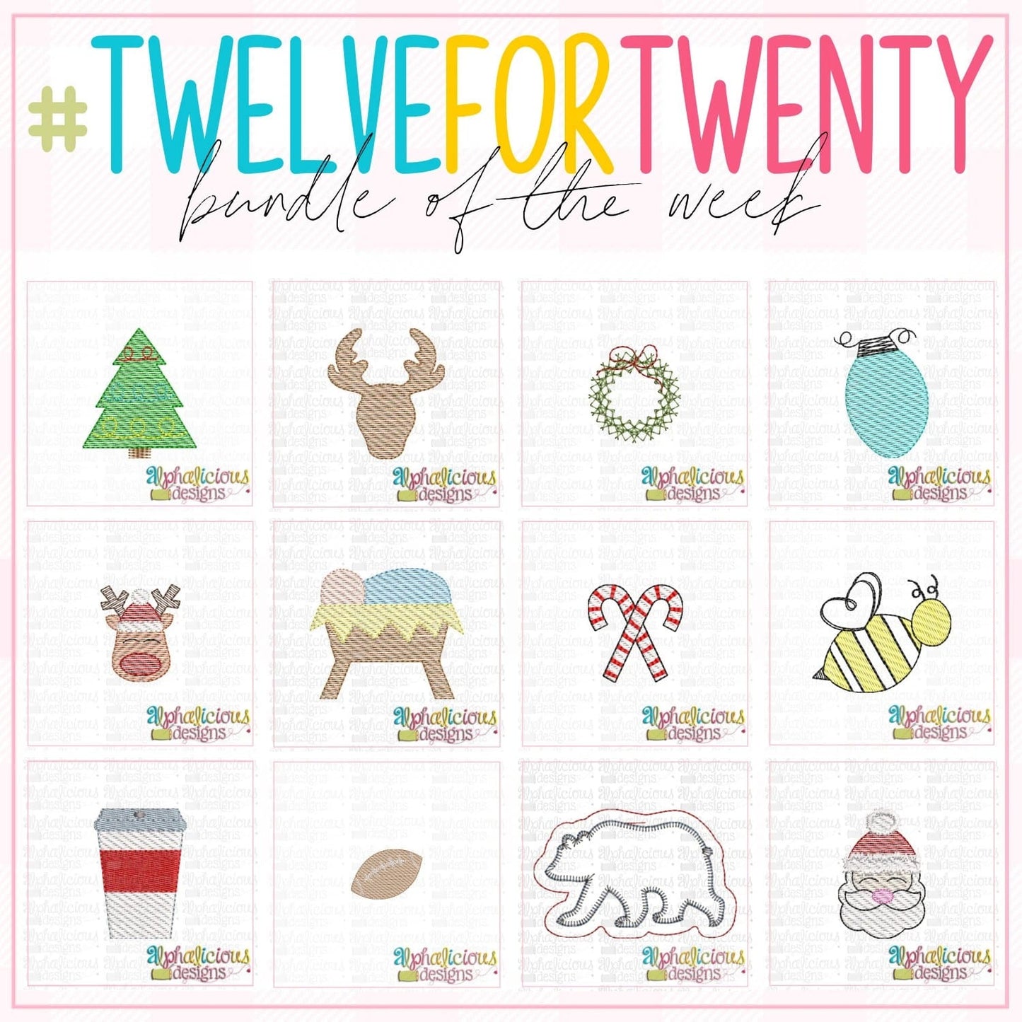 #twelvefortwenty Christmas Ornament Bundle