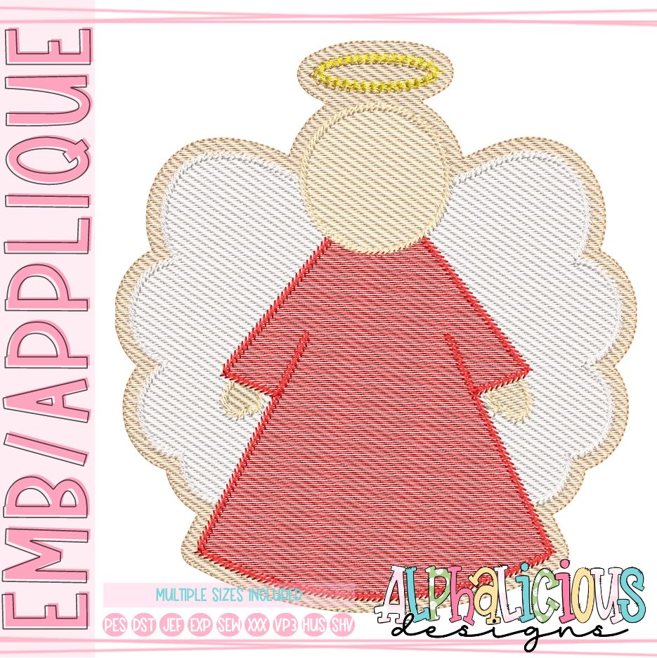 Angel with Halo - Cookie - Sketch