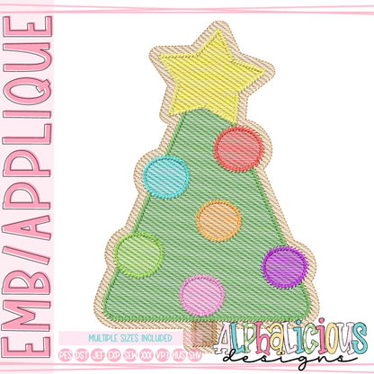 Christmas Tree - Cookie - Sketch
