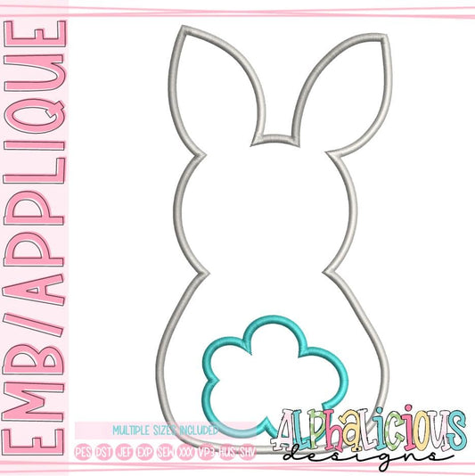 Simple Bunny with Cotton Tail - Satin