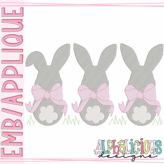 Simply Sweet Big Bow Bunny- Three In A Row- Sketch