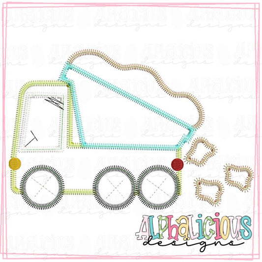 Funky Dump Truck with Dirt - ZigZag