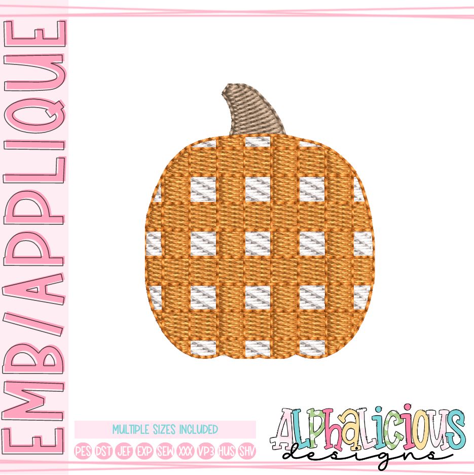 Gingham Pumpkin - Mini - Fill