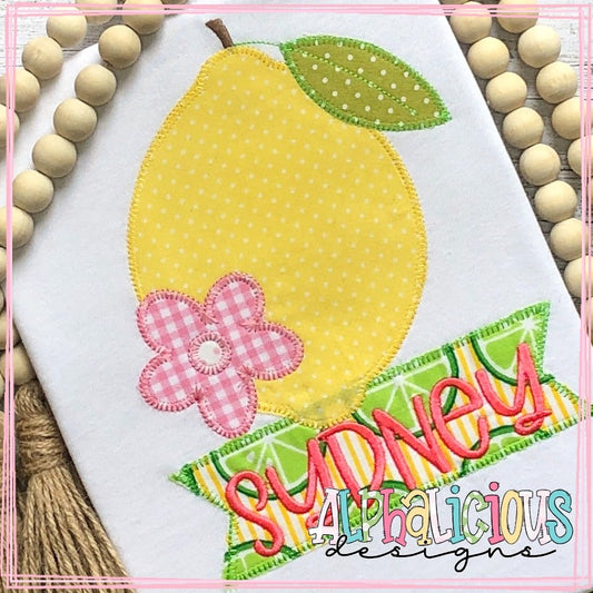 Lemon with Flower- Single- Blanket