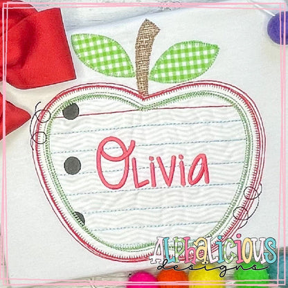 Notebook Paper Apple - Blanket