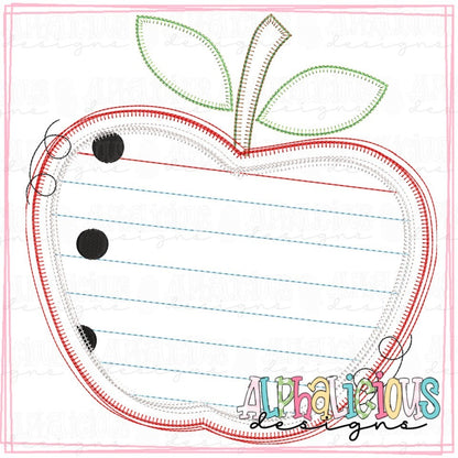 Notebook Paper Apple - Blanket