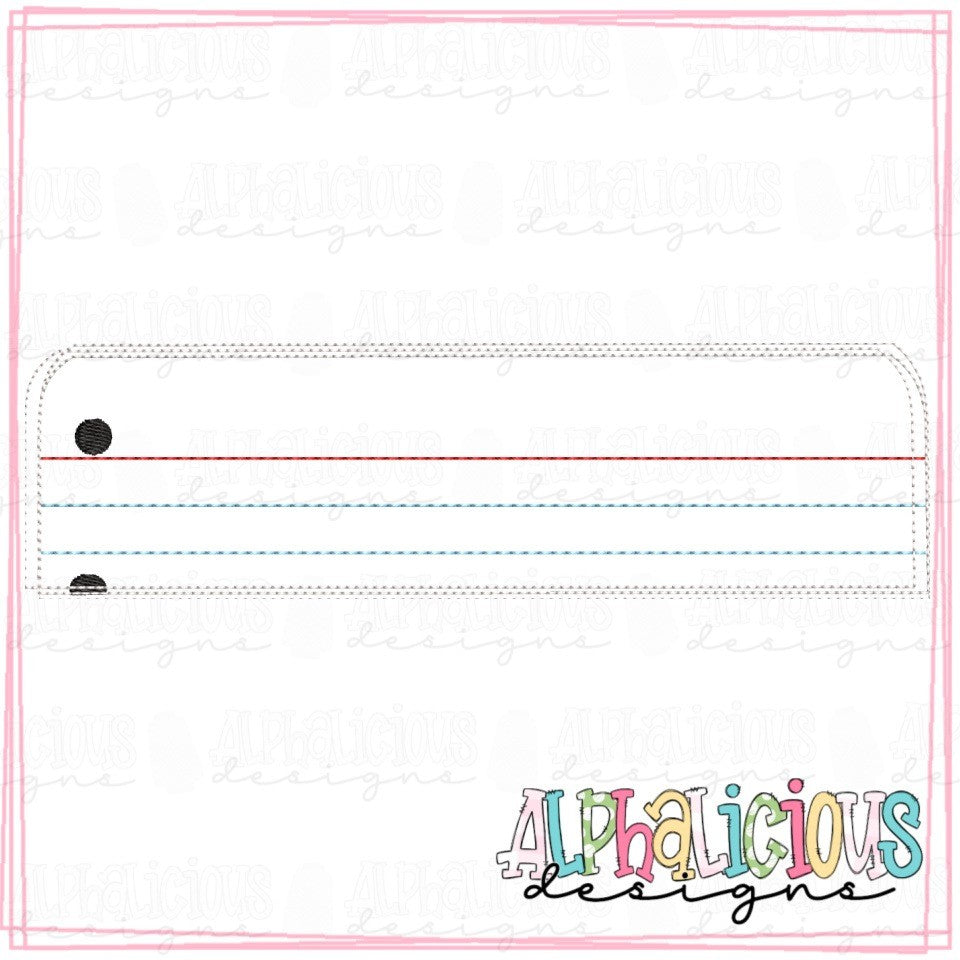 Notebook Paper Signature Box - Triple Bean