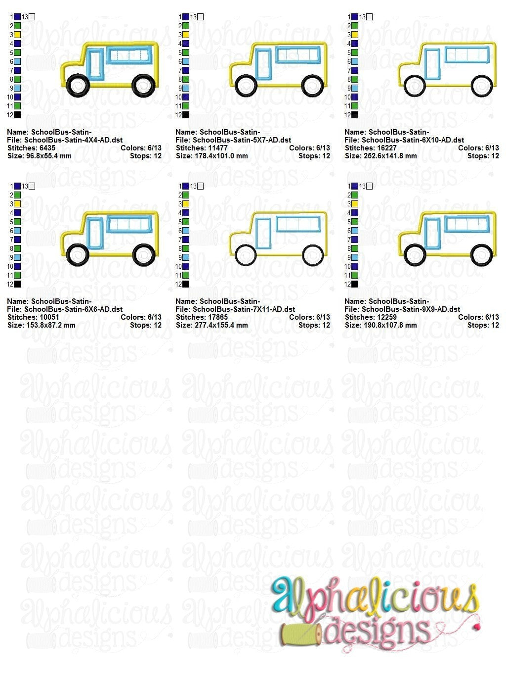 School Bus - Satin