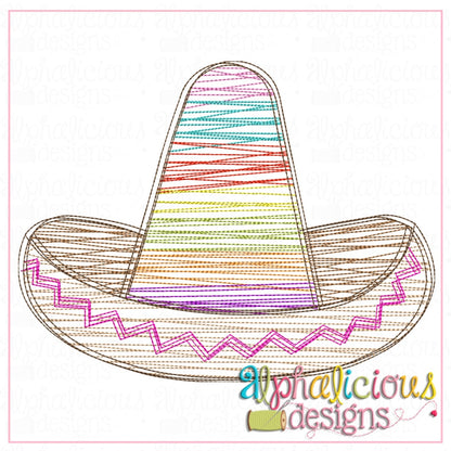 Sombrero- Scribble Fill