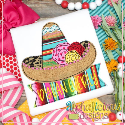 Sombrero with Flowers- TripleBean