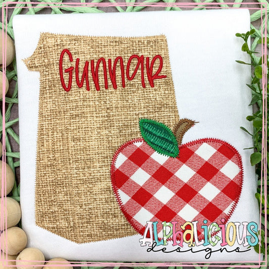 Lunch Bag with Apple - ZigZag