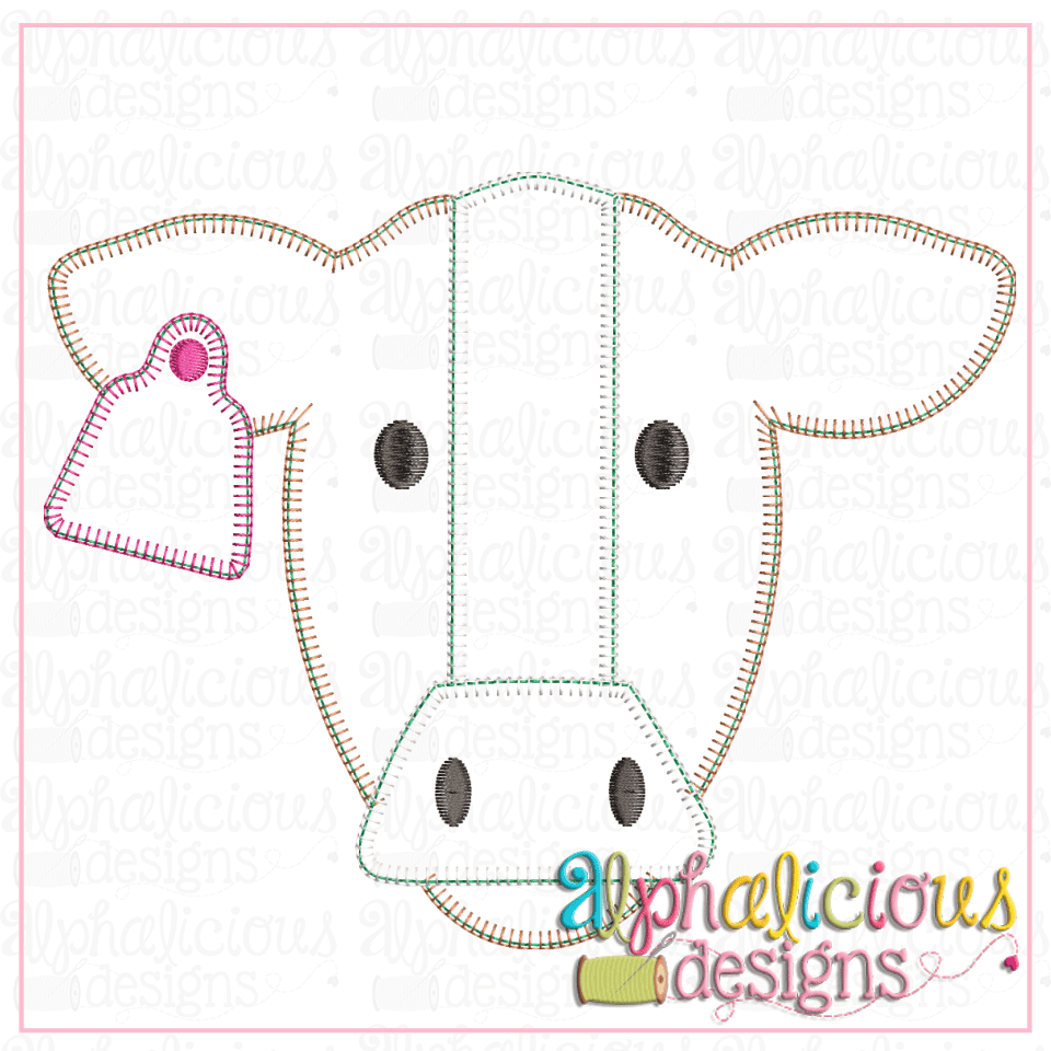Farm Cow Applique Design - Blanket