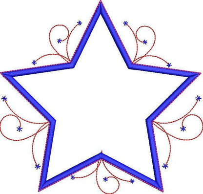 Celebration Star Applique - Blanket