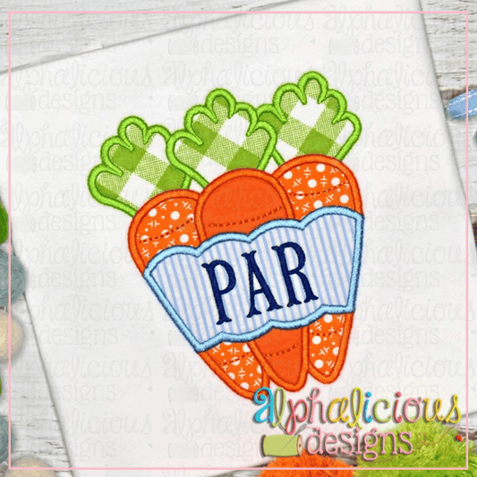 Carrots with Banner-Satin