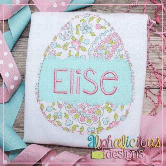 Egg with Scallop Banner-Triple Bean