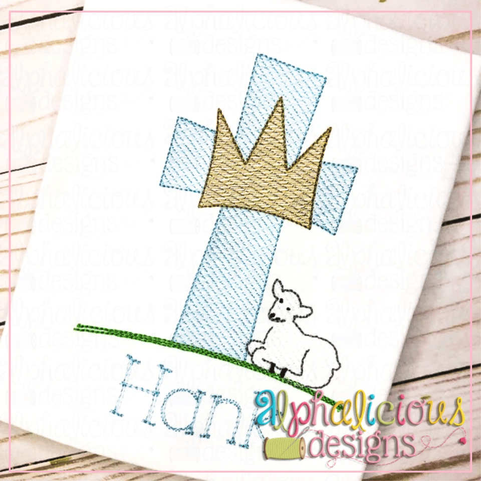 Cross-Lamb-Crown-Sketch