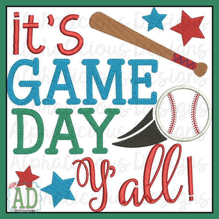 It's Game Day Yall Word Art