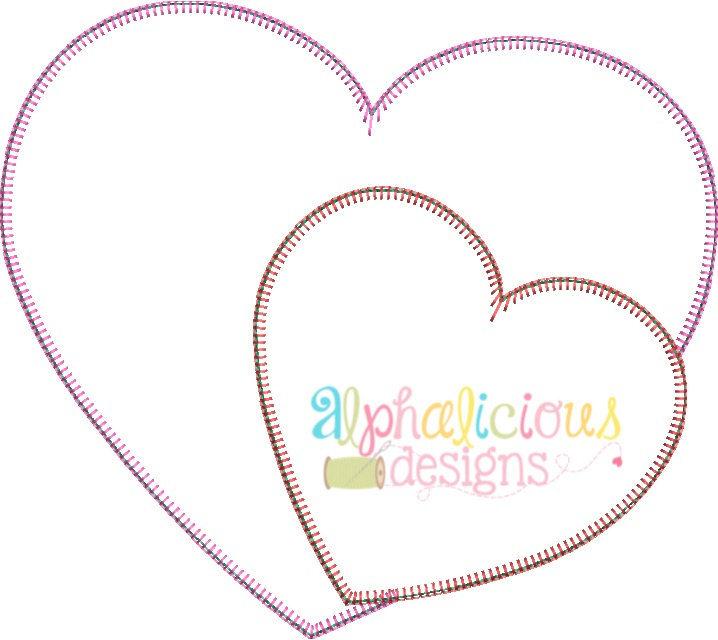 Valentine's Sweet Heart Applique Design- Blanket