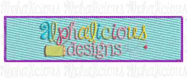 Rectangle Signature Box-Sketch – Alphalicious Designs