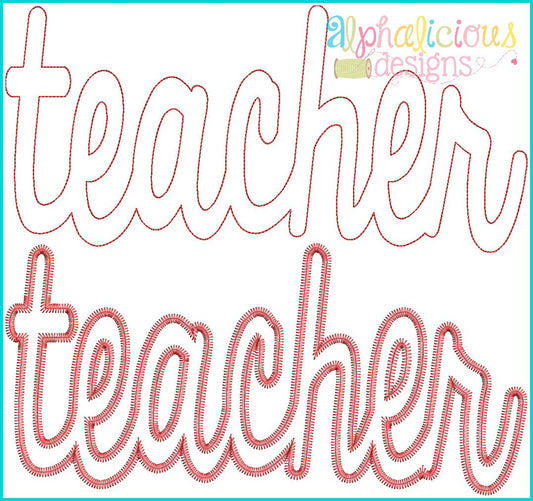 Teacher Applique