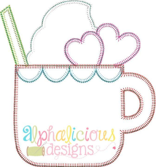 Sweetie Pie Sipper Applique Design- Blanket