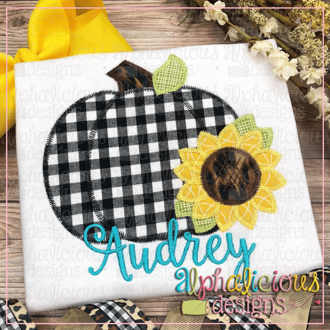 Sunflower Pumpkin-Zigzag