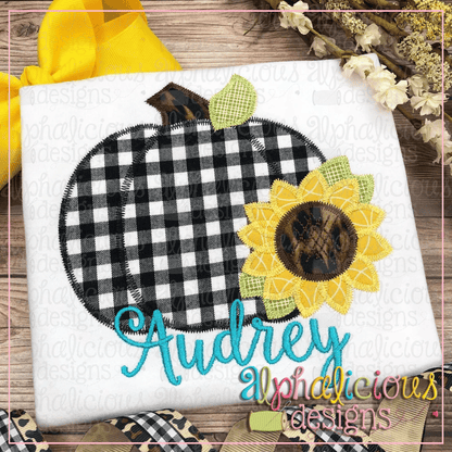 Sunflower Pumpkin-Zigzag