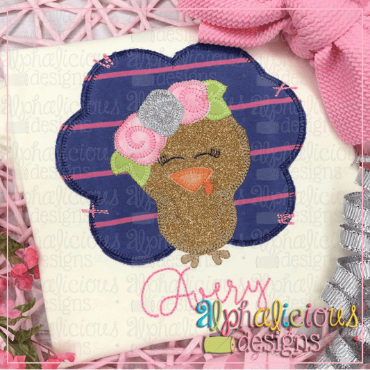 Floral Turkey-Blanket