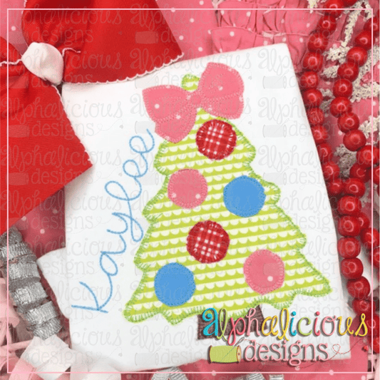 Polka Dot Tree with Bow-Blanket