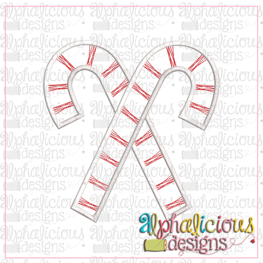 Candy Canes-Satin