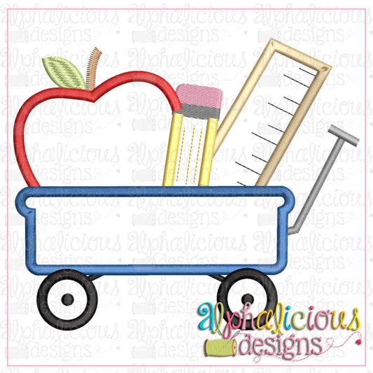 Back To School Wagon-Satin